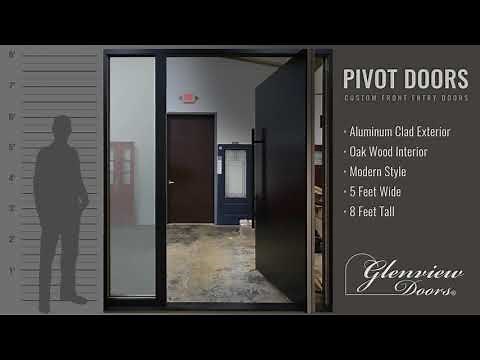 Pivot Aluminum Clad Wood Door - 5' Wide from Glenview Doors
