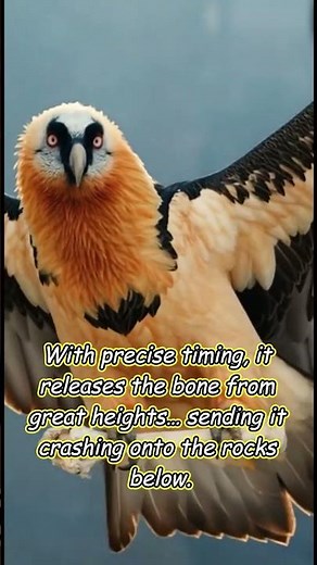Bearded Vulture: Nature’s Incredible Bone-Breaker 🦅