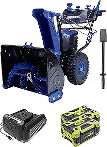 Snow Joe iON100V-24SB 100-Volt iONPRO 24-Inch Cordless Dual-Stage Snow Blower