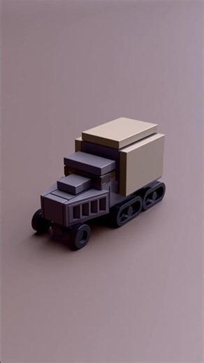 Tiny Scale, Huge Detail: The LEGO Type 1 Ho-Ha Tank Animation