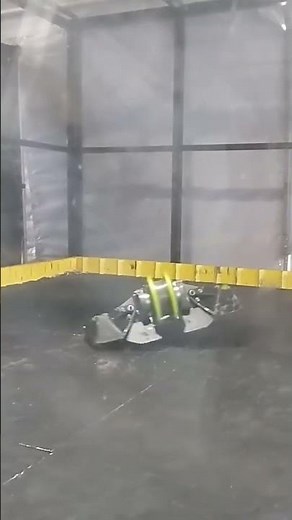 Gyro test of Ominous during BattleBots 2022