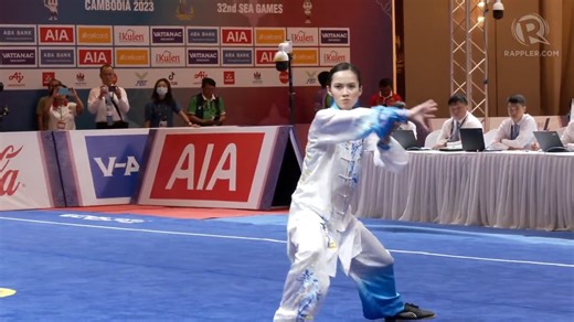 Philippines' Agatha Wong gears up for a series of medal events in Cambodia for the 2023 Southeast Asian Games. Watch Wong's performance in the wushu women’s taijiquan event. Follow Rappler's SEA Games coverage: rplr.co/SEAGames #seagames32 #cambodia2023 #seagames2023 #seagames | Rappler