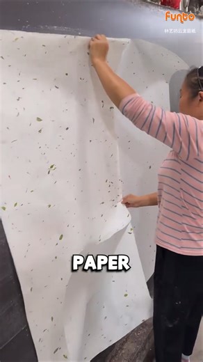 Look How Beautiful Handmade Paper Is Made From Plants.