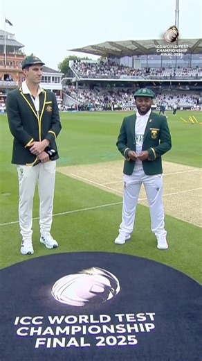6.5M views · 103K reactions | South Africa win the toss and elect to field in the Ultimate Test against Australia  Who will come out on top in the first session? #Cricket #CricketReels #WTC25 | ICC - International Cricket Council | Facebook