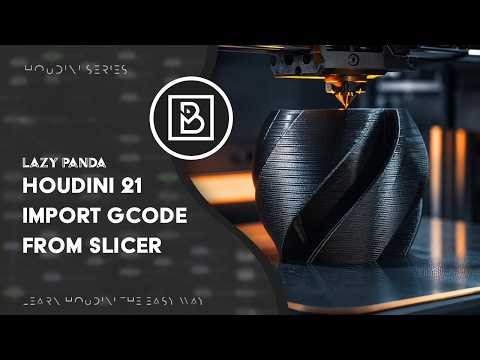 Turn 3D Printer G-Code Into Houdini Geometry