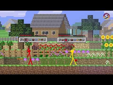 Stickman In Huge Minecraft World - Stickman Animation