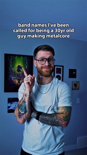 PARIAH on Instagram: "Check out these awesome band name recommendations I’ve received for being a dude in his mid 30s making #metalcore music 😂 love the metal community sometimes… Song: PARIAH - Infinite Hologram"