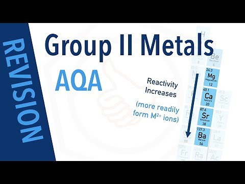 Group 2 Metals for AQA A-level Chemistry