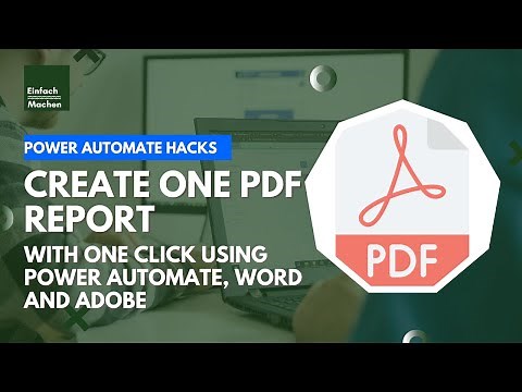 Power Apps Hacks | Create Word or PDF Reports from Power Apps using Power Automate, Word and Adobe
