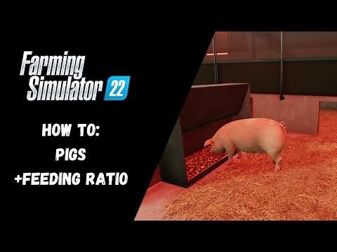 FS22 - How To Pigs + Feed Ratio - Farming Simulator 22
