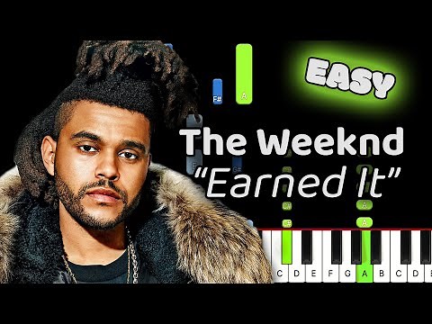 The Weeknd Piano - How to Play Earned It The Weeknd Piano Tutorial! (EASY)