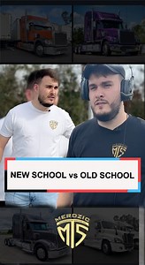 974K views · 14K reactions | New school Trucker runs into old school  #trucking #trucker #truckdriver #cdl #cdldriver | Merdzic Transportation Services, Inc. | Facebook