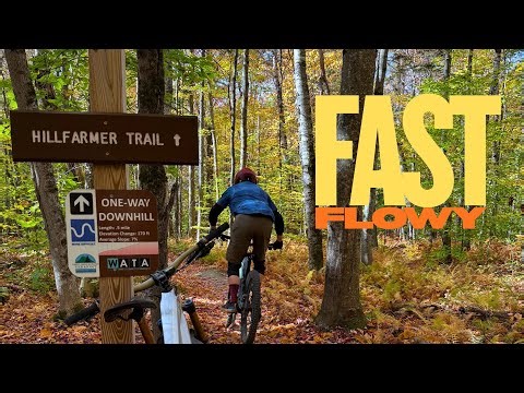 This Vermont MTB trail is SUPER FLOWY￼