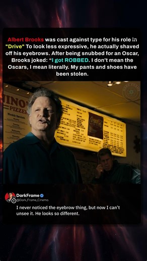 Albert Brooks changed his look for Drive #movie #fact