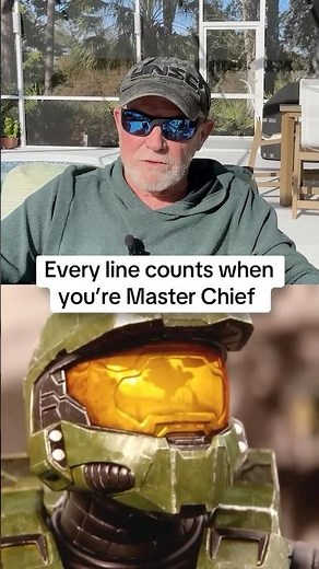 How did Master Chief deliver his voice lines? #shorts #halo #masterchief