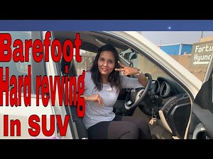 #Barefoot hard revving in xuv-500 || Full pedal view || episode-22