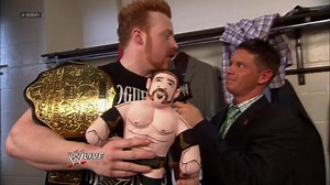 Sheamus has fun with his Mattel "Brawlin' Buddies"