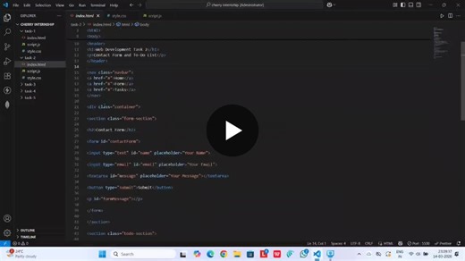 #webdevelopment #html #css #javascript #frontenddevelopment #internship #apexplanet #learningjourney #365dayscodingchallenge | Charitha Reddy