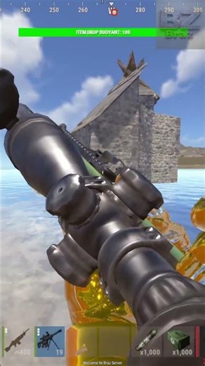 L96 firing C4 at RUST? #rust #rustgame #rustclips #rustshortclips #rustshorts