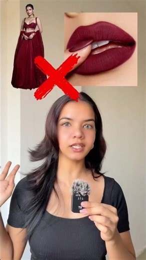 Outfit Colour vs Lipstick Shade Guide💋 Galat Shade Mat Lagao! #lipstickshack #makeuptutorial #fypシ