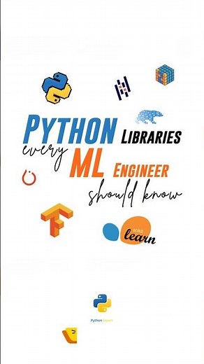 Python Libraries Every ML Engineer Should Know! 🤖#developer #programming #coding #python #MLEngineer