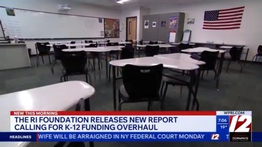 Study finds RI should boost K-12 spending, redesign funding formula