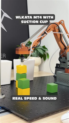 Putting the Wlkata MT4's Suction Cup to the test. Watch it lift and place objects with constant precision and reliability. Automation never felt so secure. #MT4Test #SuctionCup #PickAndPlace #WlkataRobotics #LoadTesting | Wlkata Robotics | Facebook