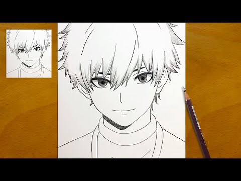 How to Draw Anime Boy Face | Detailed Sketch Process for Beginners