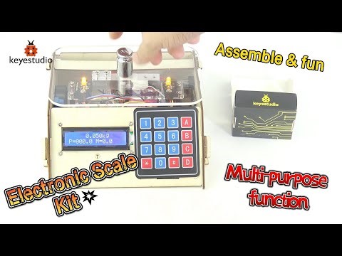 KEYESTUDIO 丨KS0345 Electronic Scale Kit-Customize your own scale#coding #stem #electronic