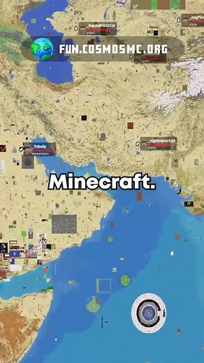 CosmosMC Network on Instagram: "Where will you live on my public minecraft earth server? #minecraft #gaming"