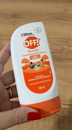 ￼Loção Repelente de Insetos OFF Family Não Oleoso 100ml