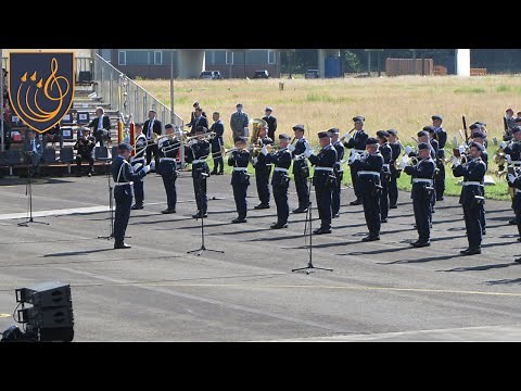 Luftwaffenmusikkorps Münster - Jagdgeschwader Richthofen Marsch - Aufstellungsappell SanRgt 4 Rheine