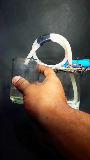 ir sensor simple dc motor science project / automatic mini water pumb dispenser