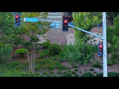 New Left & Right Arrow Traffic Lights Near Snapdragon Stadium (Friars Rd & Stadium Way)