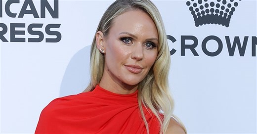 Jules Neale dazzles at Glamour on the Grid in red 'revenge dress' after Lachie split