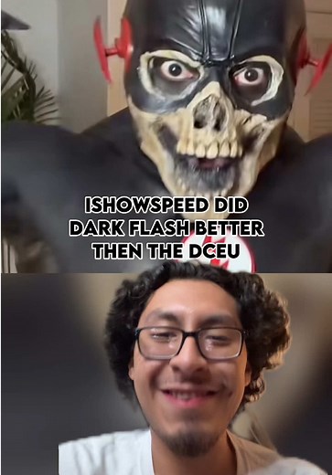 IShowSpeed's Dark Flash vs. The Flash Movie Comparison