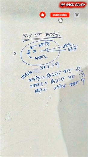 ghat and ghatank kaise banaye #reading #maths #mathstricks #shorts @RPBASICSTUDY