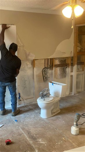 Place had water damage , had tot treat for mold then redo drywall