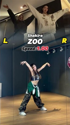 Shakira - Zoo (From "Zootopia 2") ｜Dance Tutorial(Speed:1.00) #dancecover #dance #shorts #fypシ #fyp