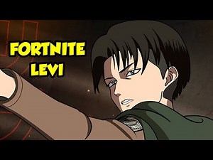 ATUALIZAÇÃO !!! LEVI no FORTNITE 😱😱😱 (attack on titan)