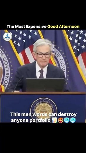 💰 The Most Expensive “Good Afternoon” in Stock Market History 📉 | Fed Speech Effect
