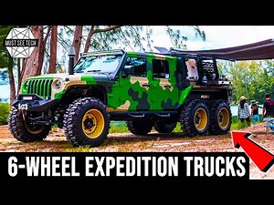 Best 6-Wheel Expedition Vehicles and Extreme 6x6 Overlanding Trucks