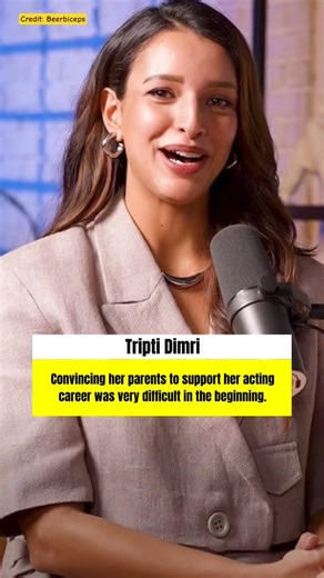 Triptii Dimri opened up about how difficult it was to convince her parents