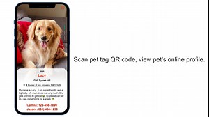 The QR Code Pet ID Tags - Personalized Dog Tags and Cat Tags – Stainless Steel -Scanable Pet Location Alert Email (S6, Metallic 1 in)
