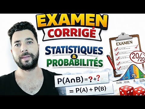 Statistiques Descriptives et calcul des probabilités Examen corrigé