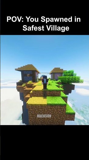 POV: You spawned in Safest Village #minecraft