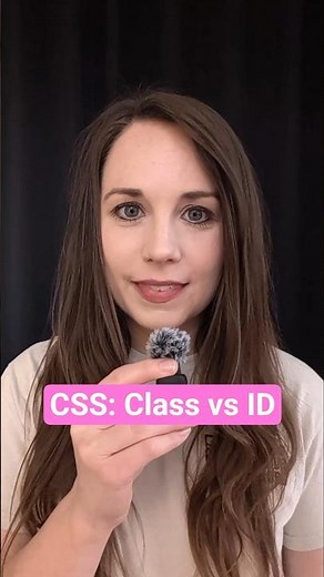 CSS Beginner Tip - class vs. id 👩‍💻