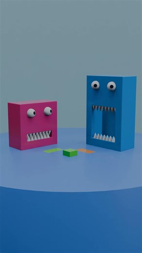 Cubes 3D Animation 💚