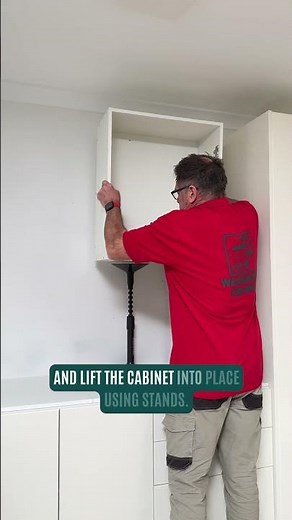 How to Assemble and Install a Wall Cabinet - Bunnings Warehouse #kitchen #storagesolutions #diy