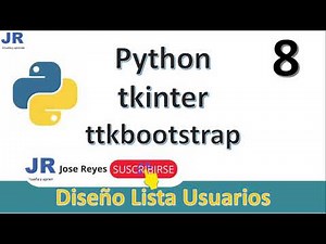 Aplicacion Python -Tkinter Diseño Lista Usuarios